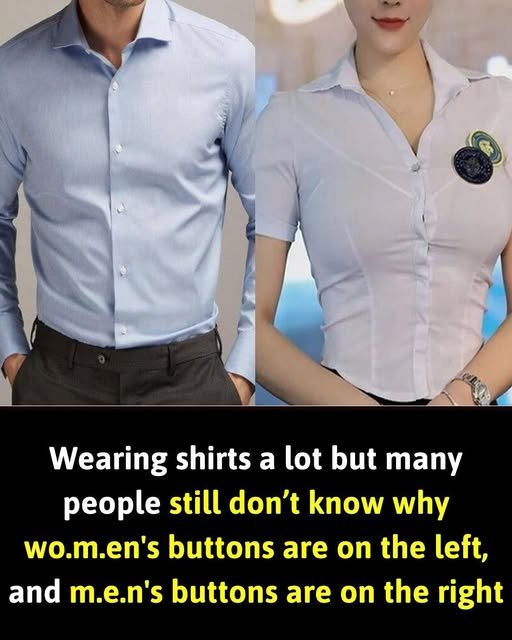 Why Are Button Placements Different on Men’s and Women’s Shirts?