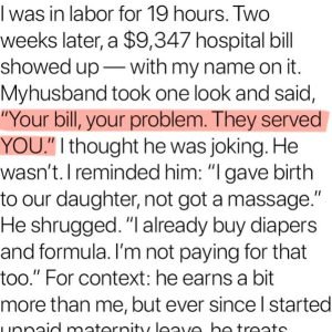 My Husband Refused to Pay for Our Baby’s Birth