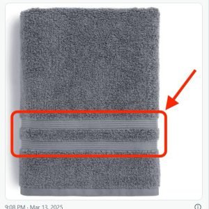A guy asked why bath towels have rough lines, and 91 million people had to know the answer