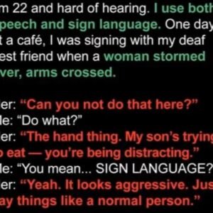 When Mom Banned Our Sign Language, the Waiter Had the Perfect Comeback