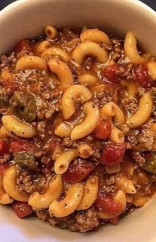 Cheesy Baked Goulash